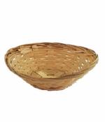 Panera de mimbre oval 